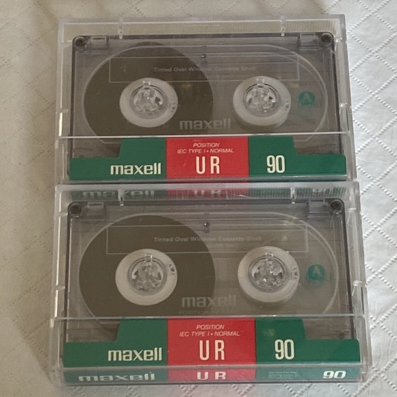 NWOT Lot of 10 VTG Maxell Blank Audio Cassette Tapes UR-90 Normal Bias - Picture 9 of 11